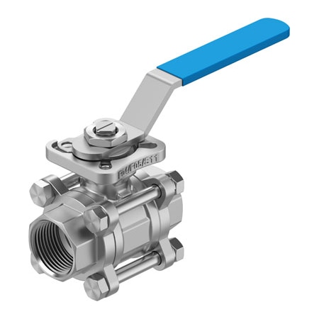 Festo Ball Valve VZBE-1-T-63-T-2-F0405-M-V15V15 VZBE-1-T-63-T-2-F0405-M-V15V15